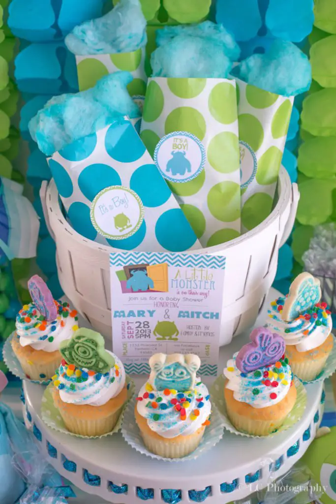 Sully Fur Monsters Inc. Baby Shower Food Ideas - PinkDucky.com