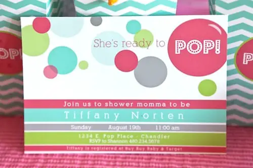 Ready to Pop Baby Shower Invitations - PinkDucky.com