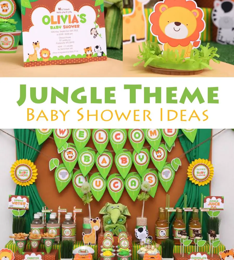 jungle theme party favors for baby showers