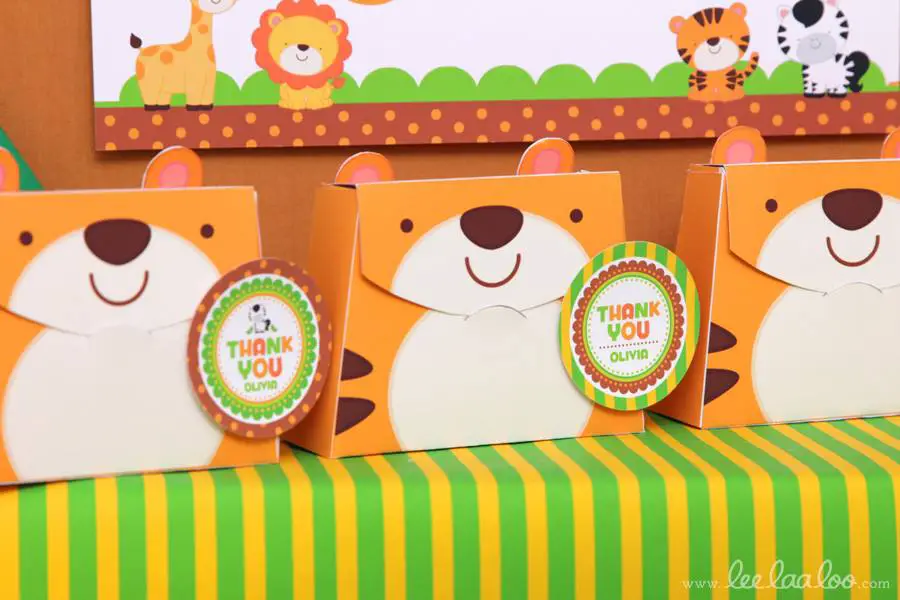 Jungle Theme Baby Shower Favors - PinkDucky.com