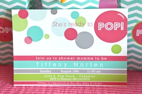 A No-Fail Baby Shower Theme: Ready to POP Baby Shower Ideas