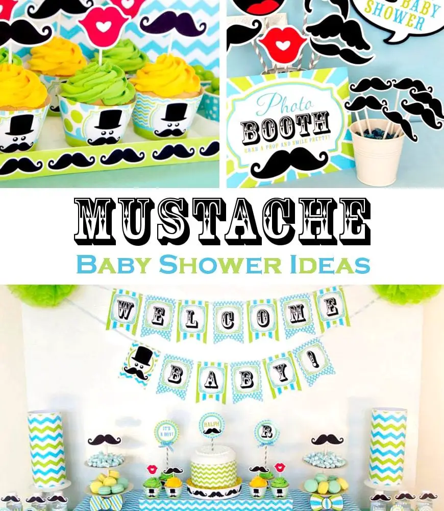Mustache Baby Shower Ideas