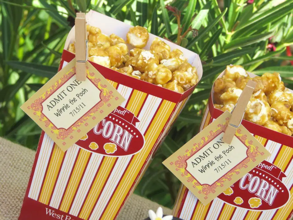 Winnie the Pooh Baby Shower Popcorn - PinkDucky.com