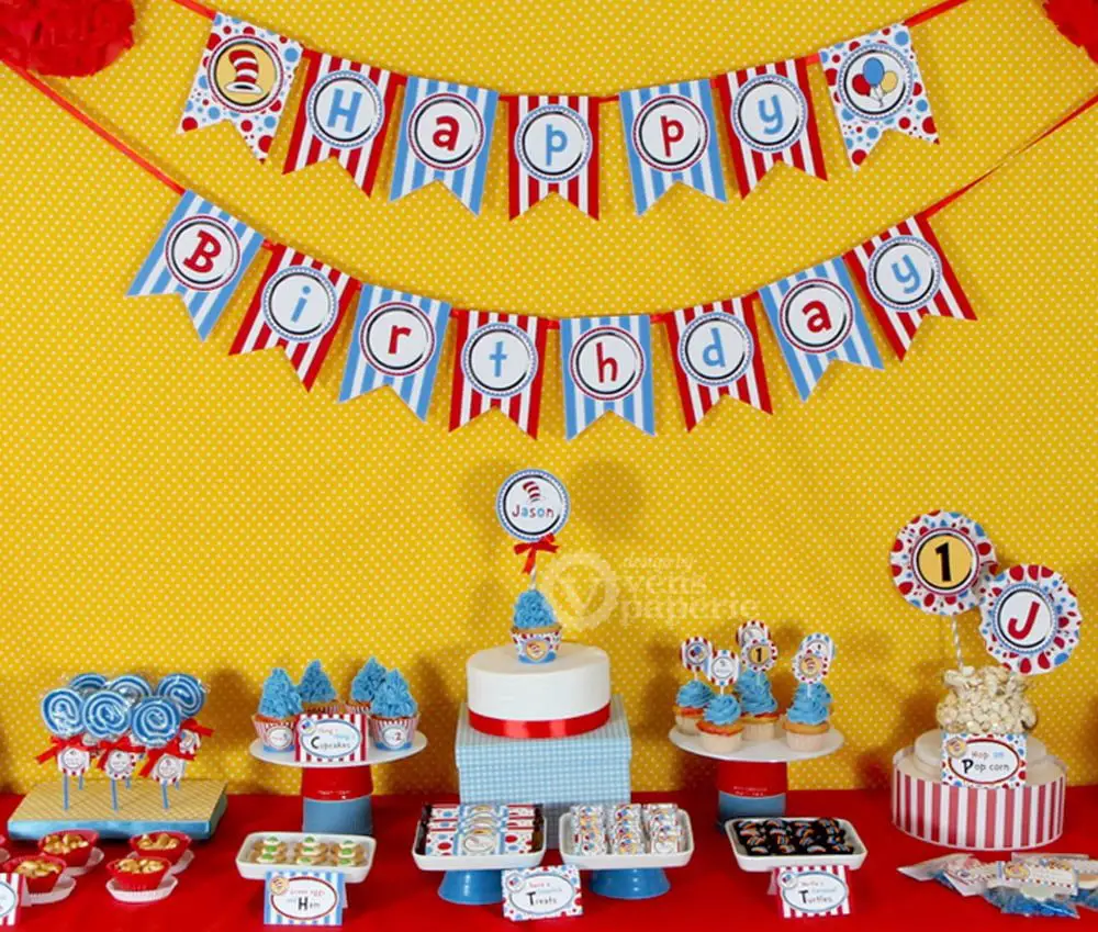 Dr. Seuss Baby Shower Decorations - PinkDucky.com