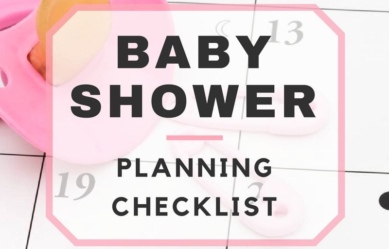 baby shower planning checklist