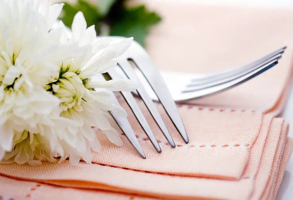 Napkin on wedding table