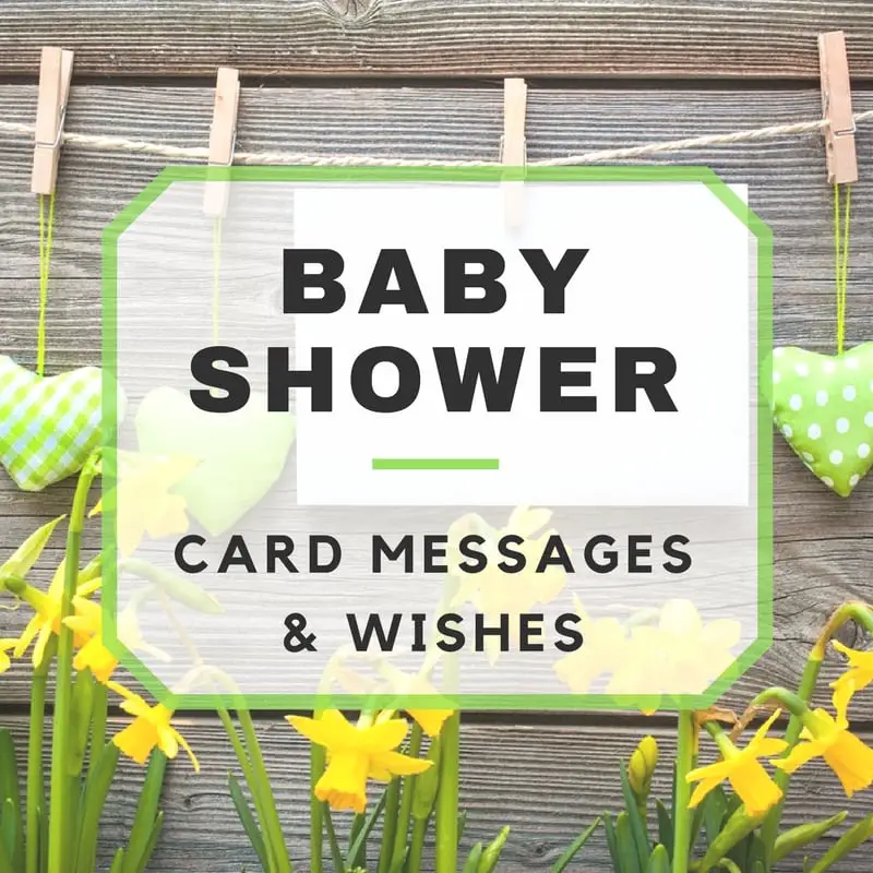 Baby Shower Card Messages  Wishes