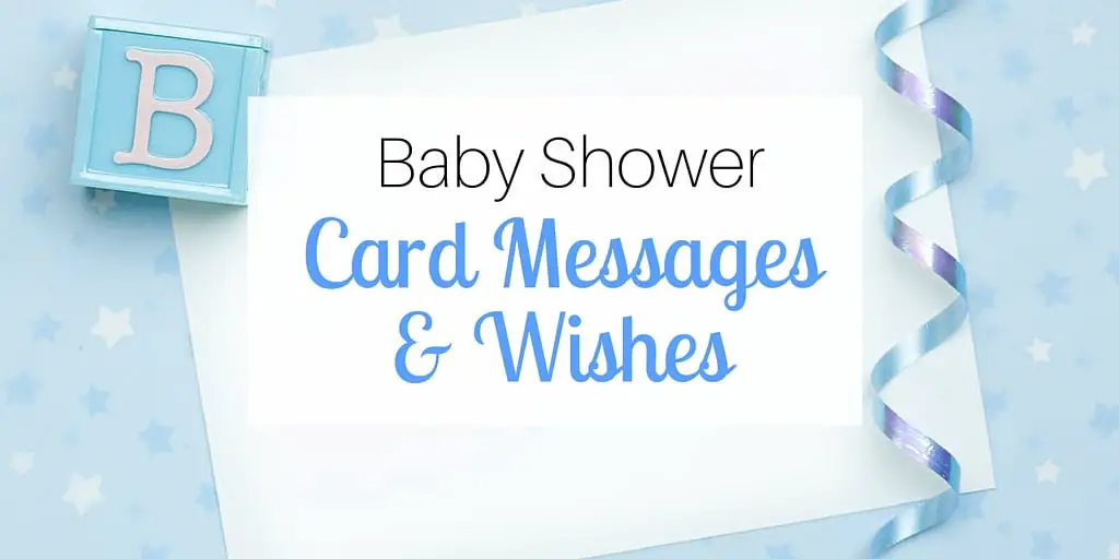 Baby Shower Card Messages & Wishes