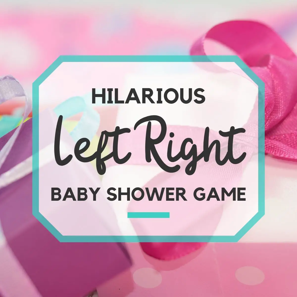 Mr right mrs right baby shower game